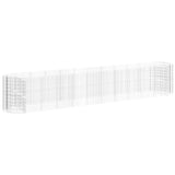 VidaXL Gabion plantenbak verhoogd 600x100x100 cm gegalvaniseerd ijzer