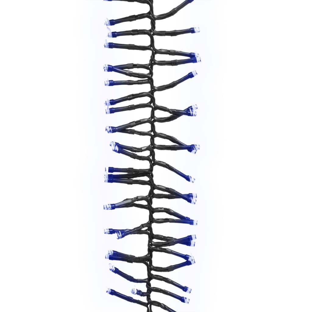 Vidaxl lichtslinger cluster met 3000 led's blauw 23m pvc