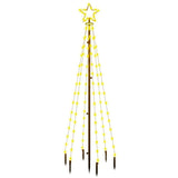 Vidaxl kerstboom met grondpin 108 led's warmwit 180 cm