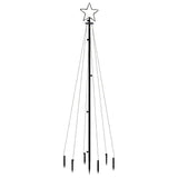 Vidaxl kerstboom met grondpin 108 led's meerkleurig 180 cm
