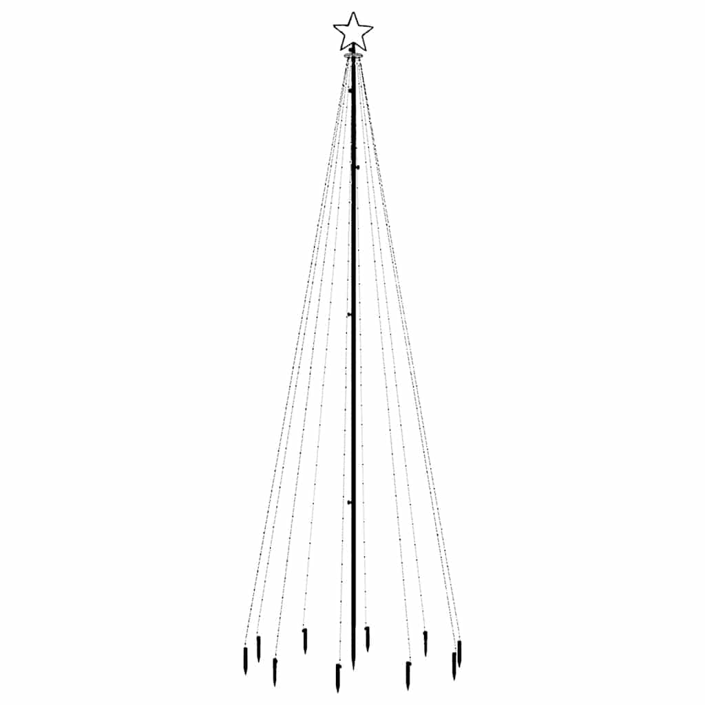 Vidaxl kerstboom met grondpin 310 led's meerkleurig 300 cm