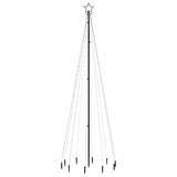Vidaxl kerstboom met grondpin 310 led's meerkleurig 300 cm
