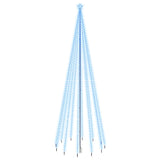 Vidaxl kerstboom met grondpin 732 led's blauw 500 cm