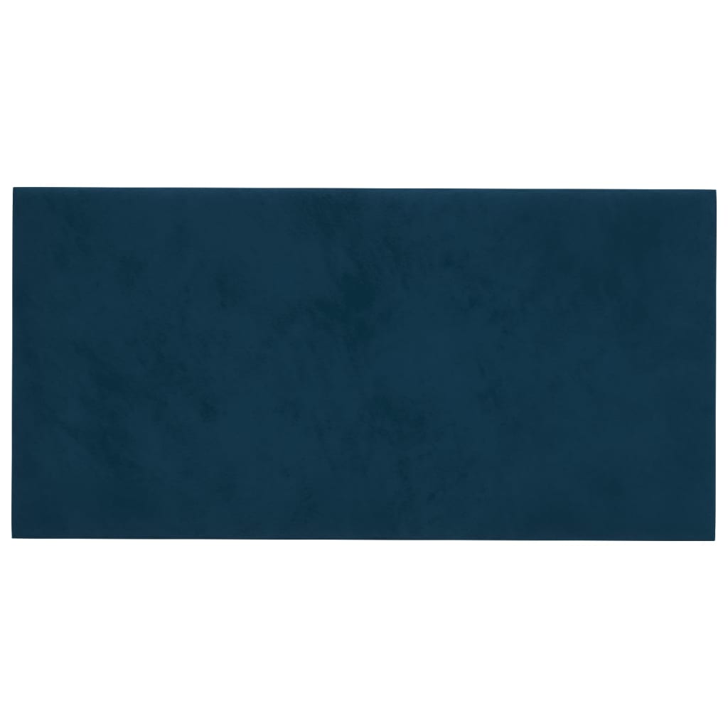 Vidaxl wandpanelen 12 st 0,54 m² 30x15 cm fluweel blauw