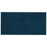 Vidaxl wandpanelen 12 st 0,54 m² 30x15 cm fluweel blauw