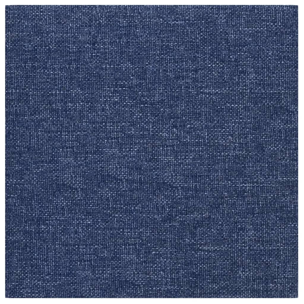 Vidaxl wandpanelen 12 st 1,08 m² 30x30 cm stof blauw