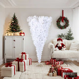 Vidaxl kunstkerstboom met standaard ondersteund 180 cm wit