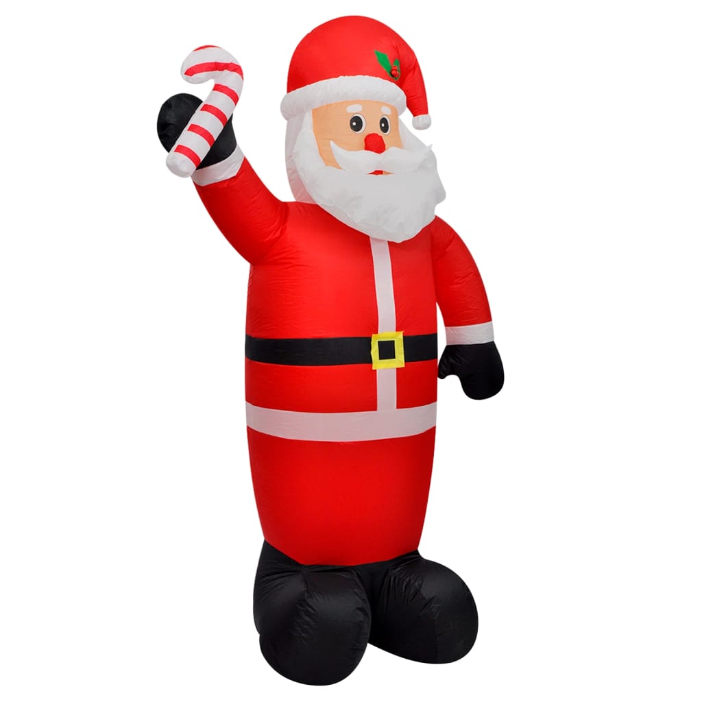 VidaXL Kerstman opblaasbaar met LED's 240 cm