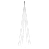 Vidaxl vlaggenmast kerstboom 1134 led's koudwit 800 cm