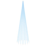 Vidaxl vlaggenmast kerstboom 1134 led's blauw 800 cm