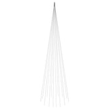 Vidaxl vlaggenmast kerstboom 1134 led's blauw 800 cm