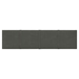 Vidaxl wandpanelen 12 st 1,08 m² 60x15 cm fluweel donkergrijs
