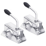 Vidaxl neuswielklemmen 2 st 13,5x6,5x14 cm gegalvaniseerd staal