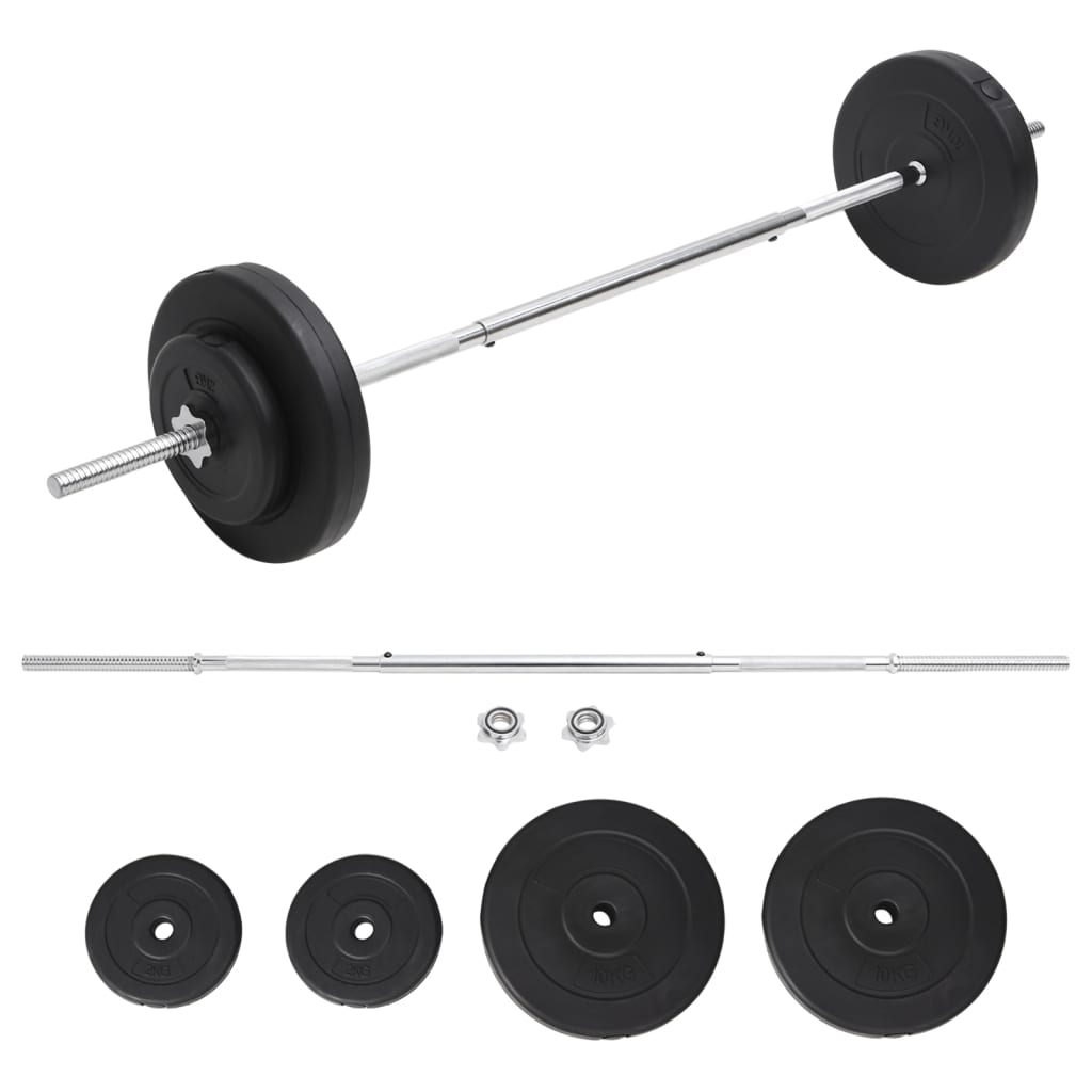 VidaXL Halster met gewichten 30 kg
