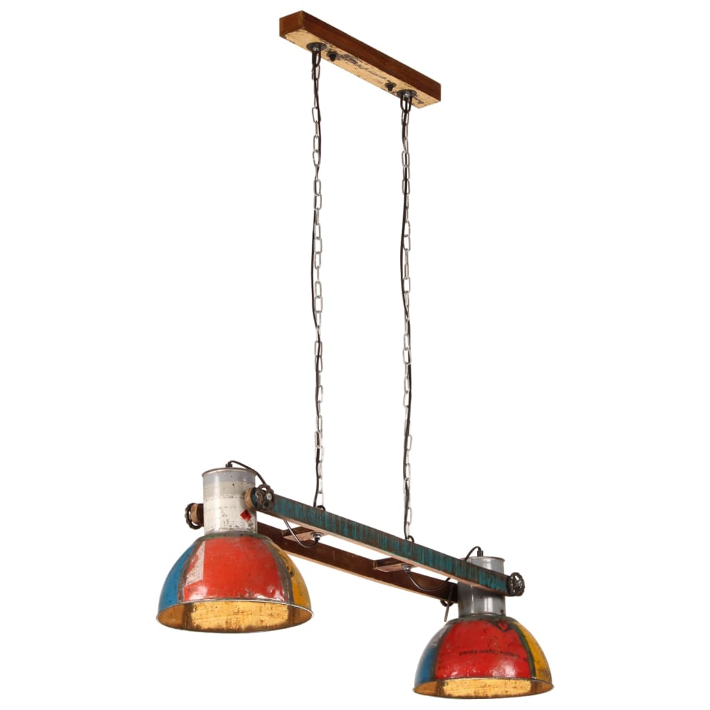 VidaXL Hanglamp industrieel 25 W E27 111 cm meerkleurig