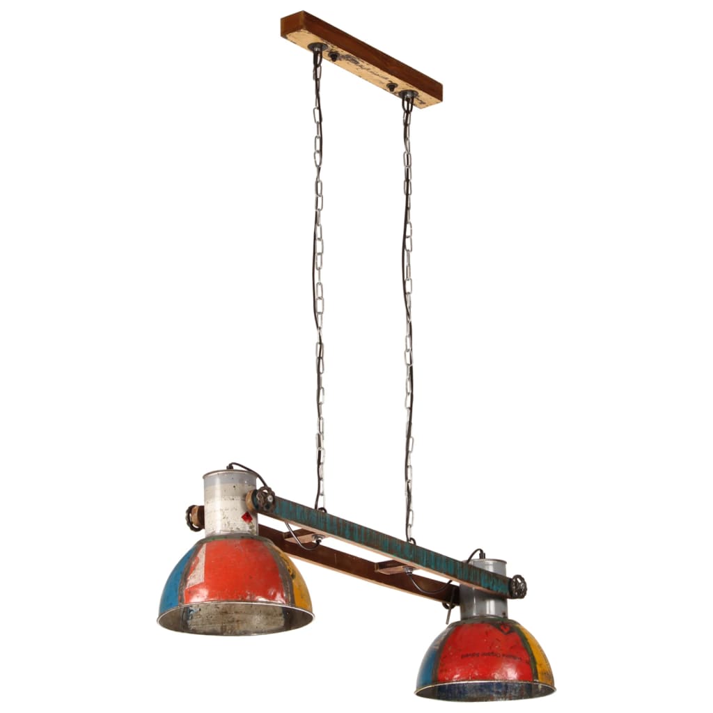 VidaXL Hanglamp industrieel 25 W E27 111 cm meerkleurig