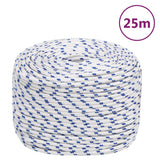 Vidaxl boot touw 6 mm 25 m polypropyleen wit