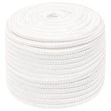 Vidaxl boottouw 12 mm 100 m polypropyleen volwit