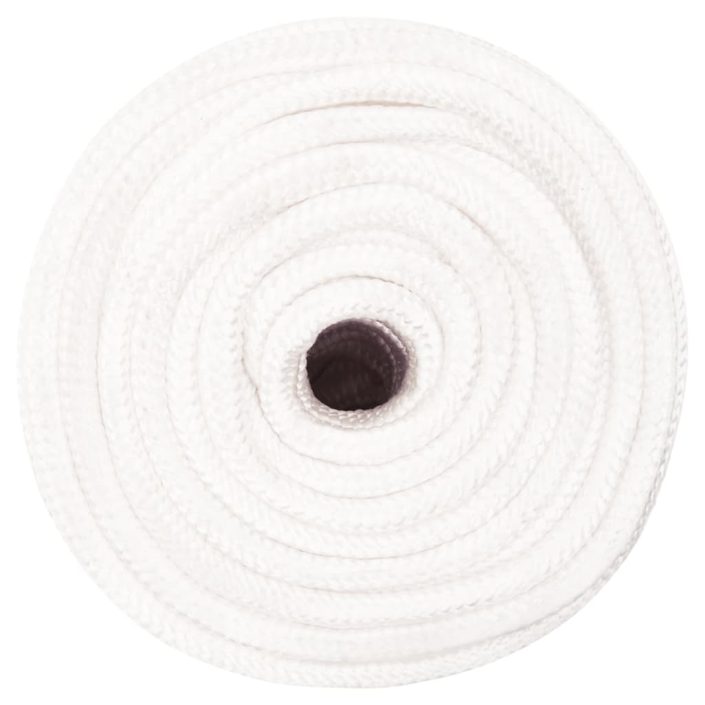 Vidaxl boottouw 14 mm 25 m polypropyleen volwit