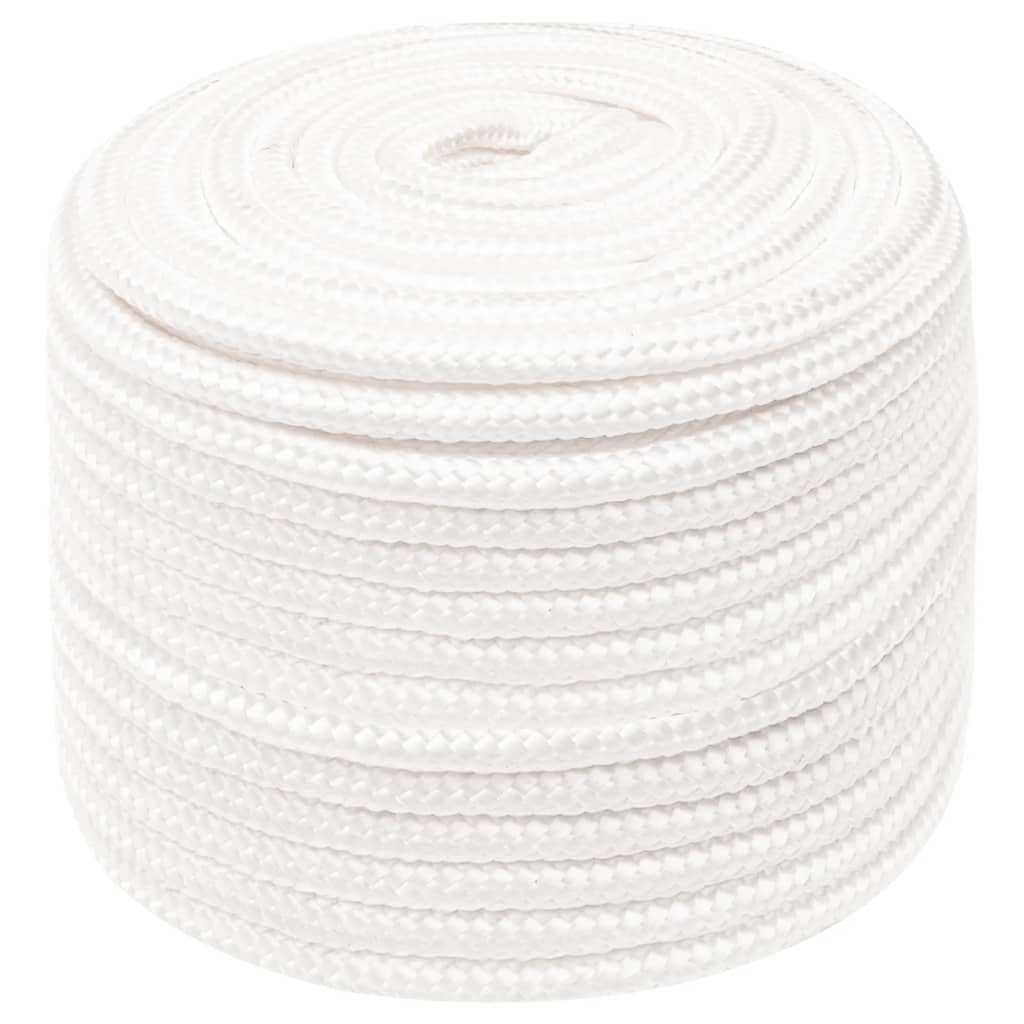 Vidaxl boottouw 14 mm 50 m polypropyleen volwit