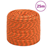 Vidaxl boottouw 8 mm 25 m polypropyleen oranje