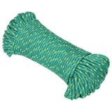 Vidaxl boottouw 5 mm 500 m polypropyleen groen