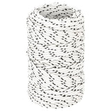 Vidaxl boottouw gevlochten 2 mmx50 m polyester wit