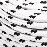 Vidaxl boottouw gevlochten 8 mmx25 m polyester wit