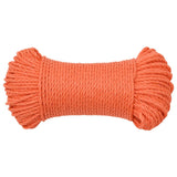 Vidaxl werktouw 6 mm 100 m polypropeen oranje