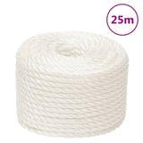 Vidaxl werktouw 24 mm 25 m polypropeen wit
