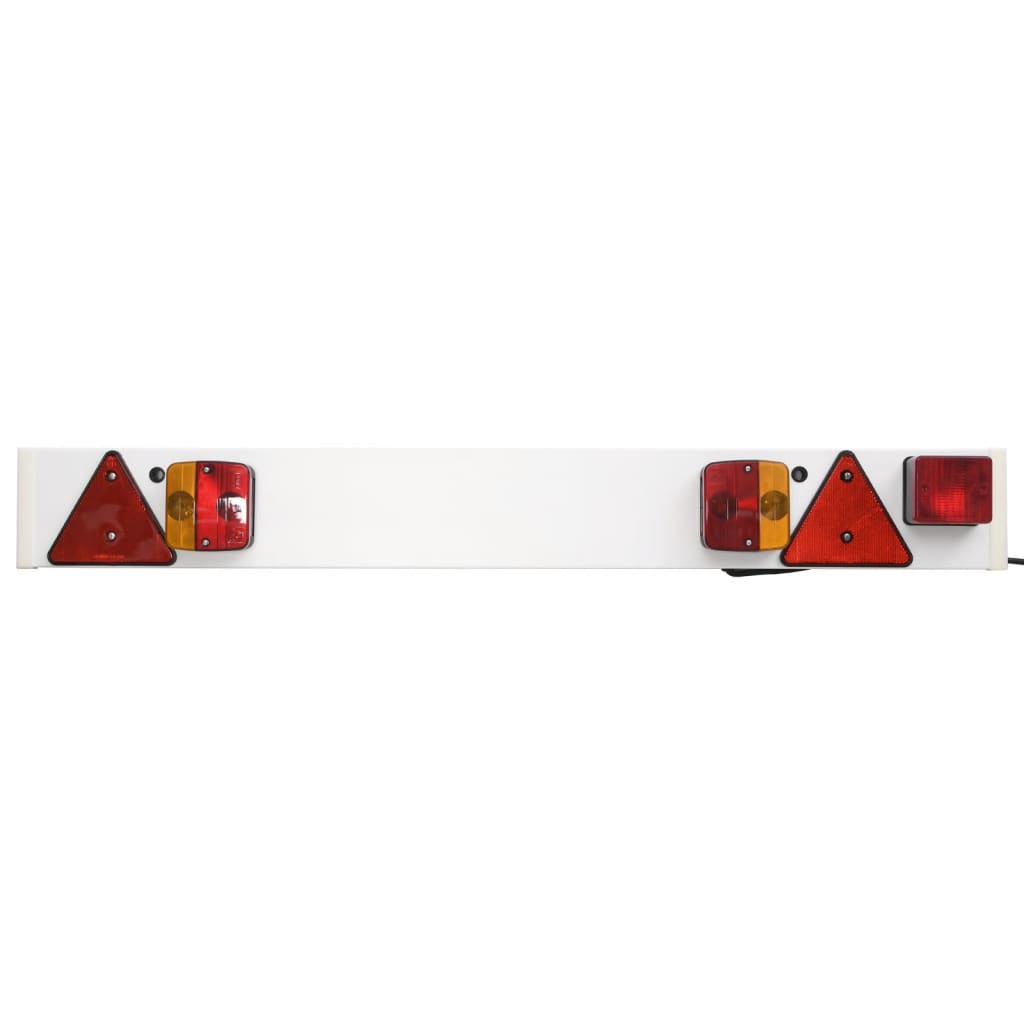 Vidaxl aanhangerverlichting klassiek peertje 12 v 115x7x14 cm rood