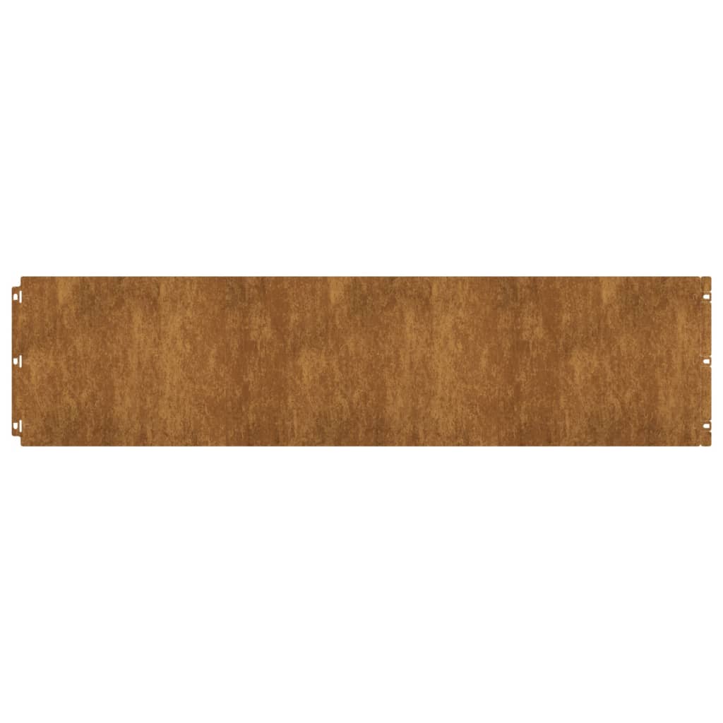VidaXL Gazonranden 30 stuks 25x103 cm flexibel cortenstaal