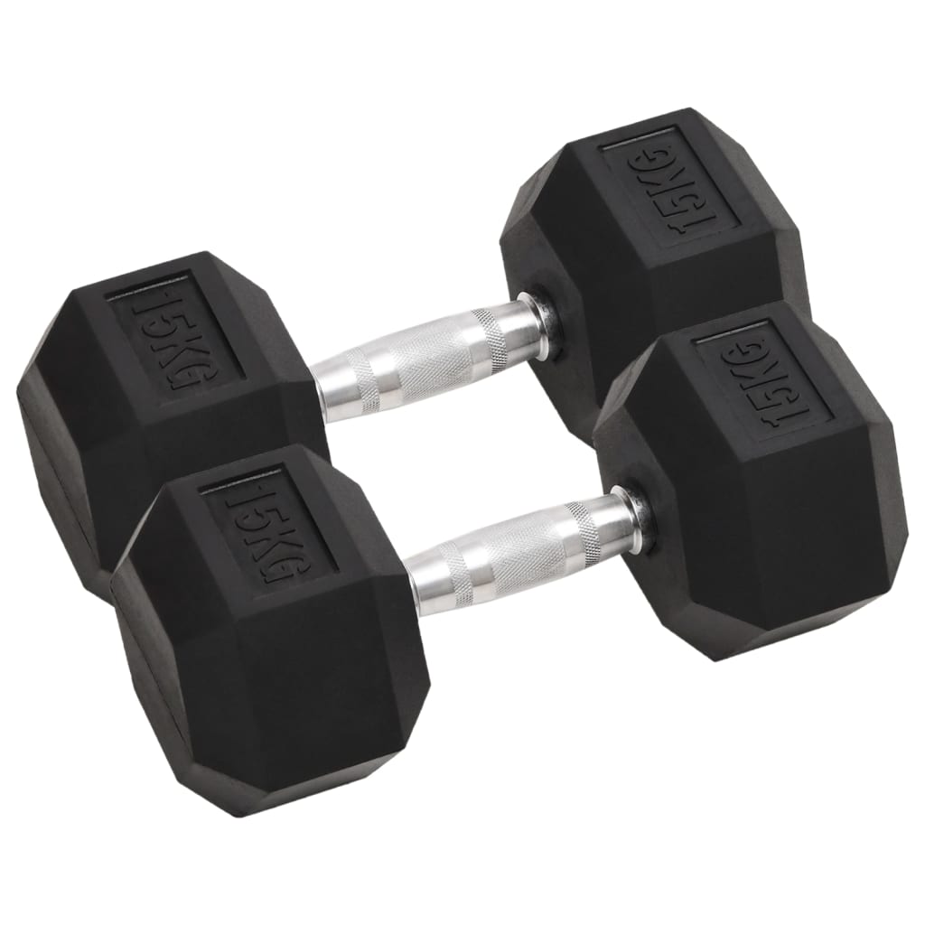 VidaXL Halsters 2 st 30 kg gietijzer