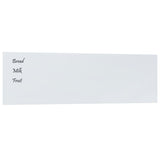 Vidaxl magneetbord voor aan de wand 100x30 cm gehard glas wit