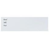Vidaxl magneetbord voor aan de wand 100x30 cm gehard glas wit