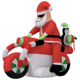 VidaXL Kerstman opblaasbaar LED 156 cm