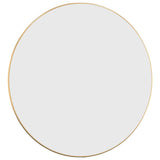 Vidaxl wandspiegel rond ø60 cm goudkleurig