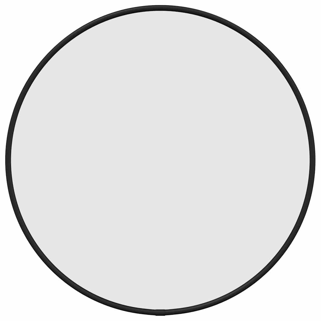 Vidaxl wandspiegel rond ø40 cm zwart