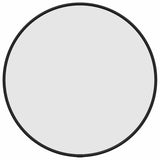 Vidaxl wandspiegel rond ø40 cm zwart