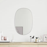 Vidaxl wandspiegel 50x35 cm zilverkleurig
