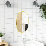 Vidaxl wandspiegel 50x35 cm goudkleurig