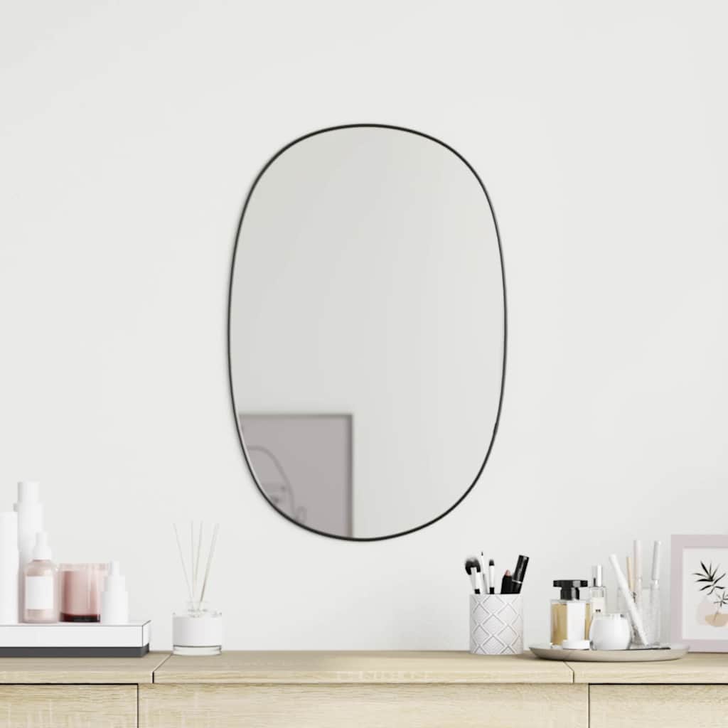 Vidaxl wandspiegel 60x40 cm zwart