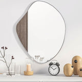 Vidaxl wandspiegel 60x50 cm zilverkleurig