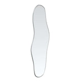 Vidaxl wandspiegel 100x45 cm zilverkleurig
