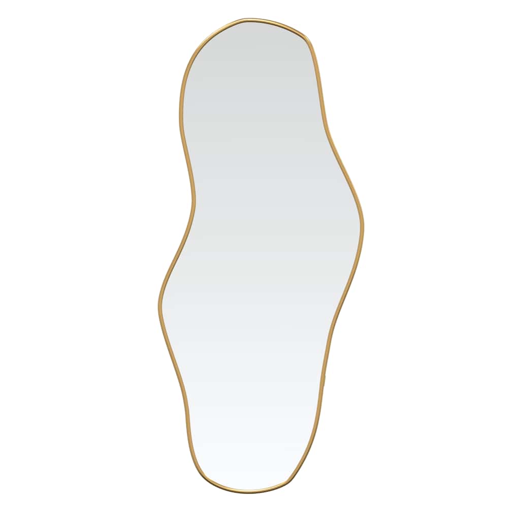 Vidaxl wandspiegel 80x35 cm goudkleurig