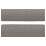 Vidaxl sierkussens 2 st 15x50 cm stof taupe