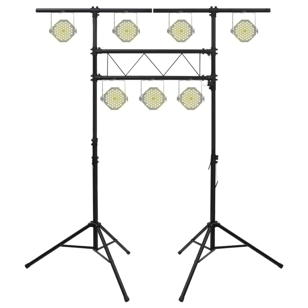 Vidaxl lichtstatief 238x115x(180-300) cm staal