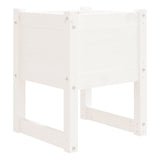 Vidaxl plantenbak 40x40x52,5 cm massief grenenhout wit