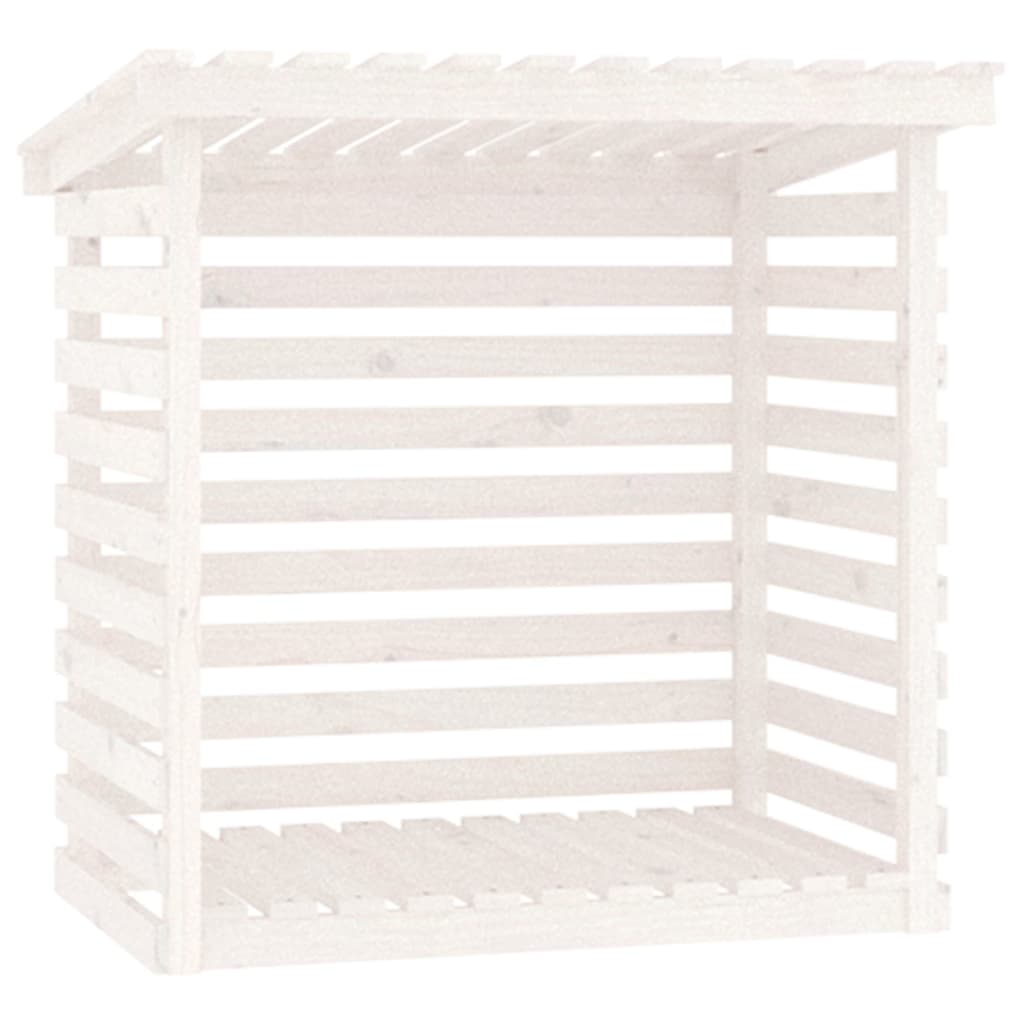 Vidaxl haardhoutrek 108x73x108 cm massief groenhout wit