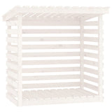 Vidaxl haardhoutrek 108x73x108 cm massief groenhout wit